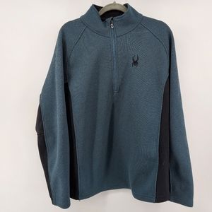 Spyder fleece pullover 1/4 zip sweater